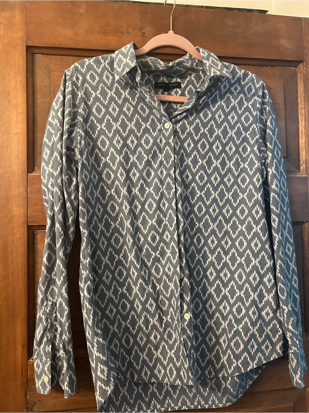Lightweight Blue Patterned Shirt